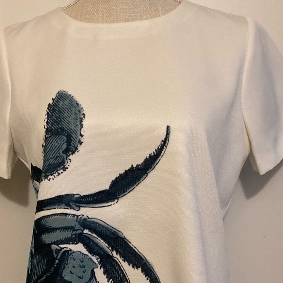 J. Crew Crab graphic design top - Picture 1 of 6